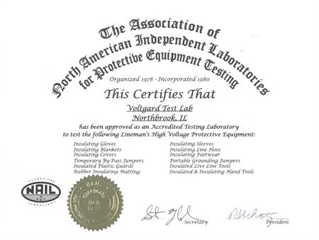 Saf-T-Gard Voltgard Test Lab NAIL4PET Accreditation Certificate 2020-2023_NO DATE Saf-T-Gard Voltgard Test Lab NAIL4PET Accreditation Certificate